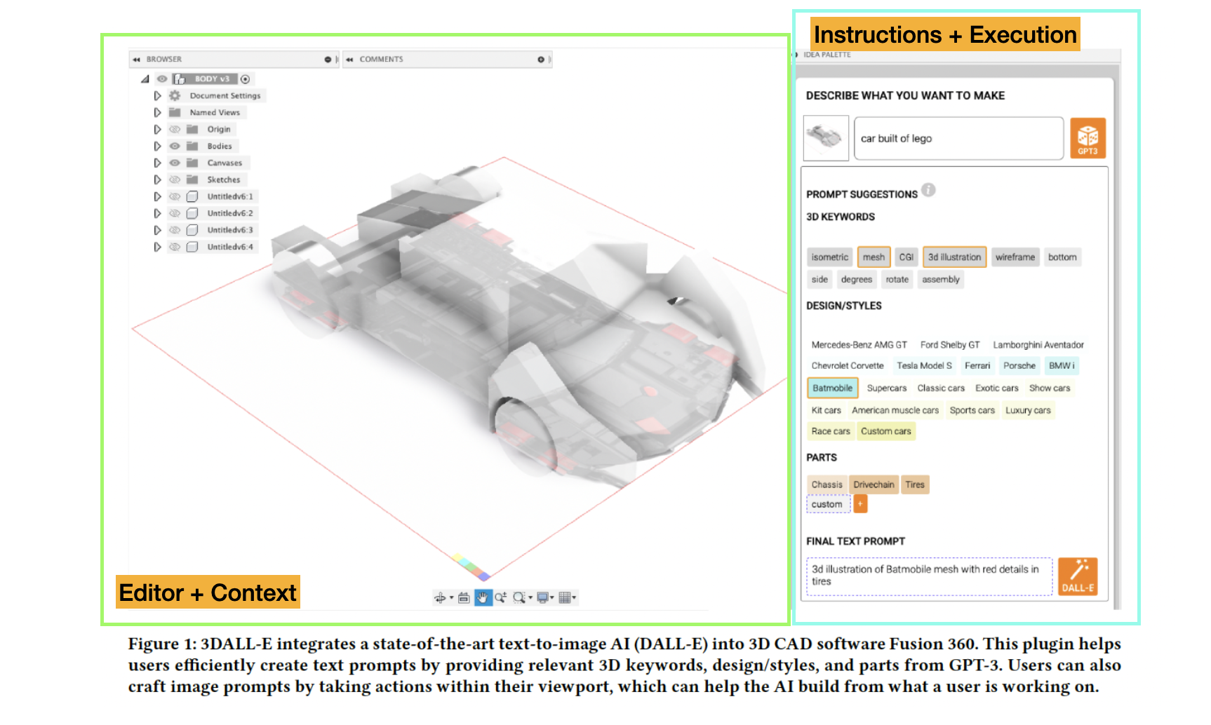 AI assisting with CAD software
